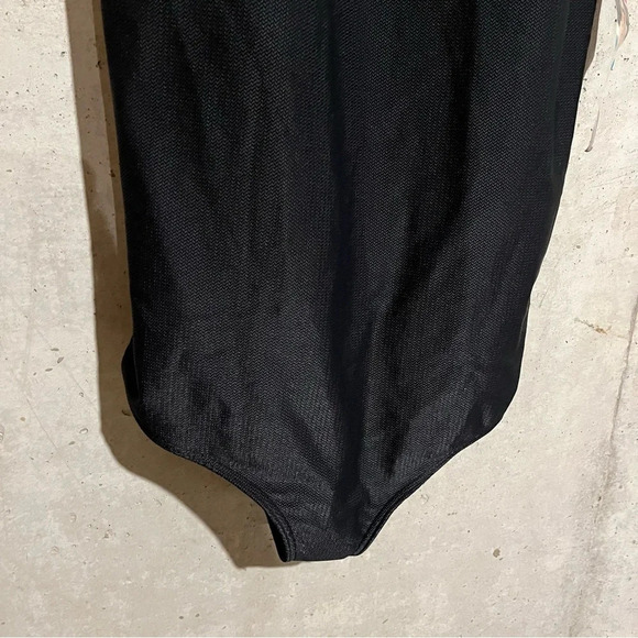 Baltex Full Figure One Piece Swim Suit NWT Size 22W Black Thick Straps Padded - Picture 3 of 11